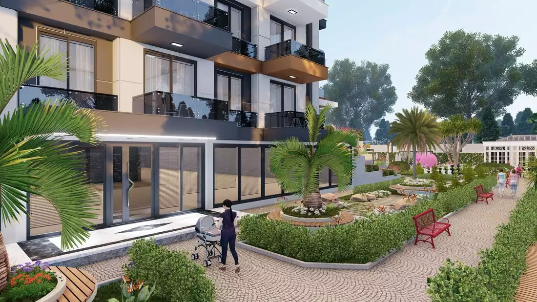 Квартира 48м² в Турции, Газипаша. Стоимостью 136000€ аренда фото-8