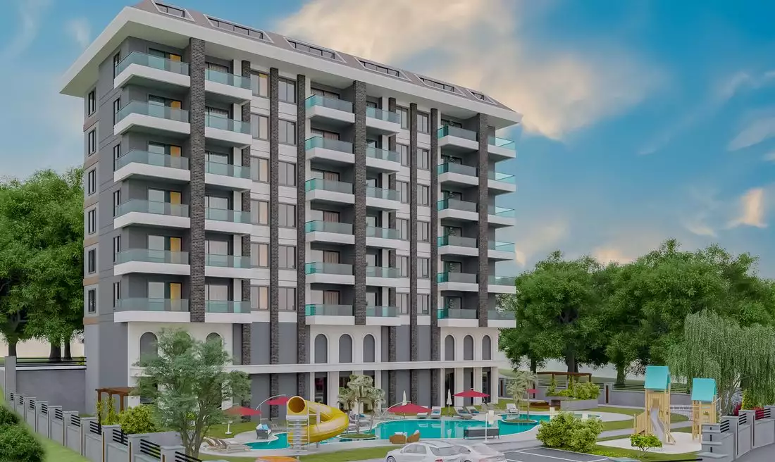 Квартира 50м² в Турции, Авсаллар. Стоимостью 150000€ аренда фото-1