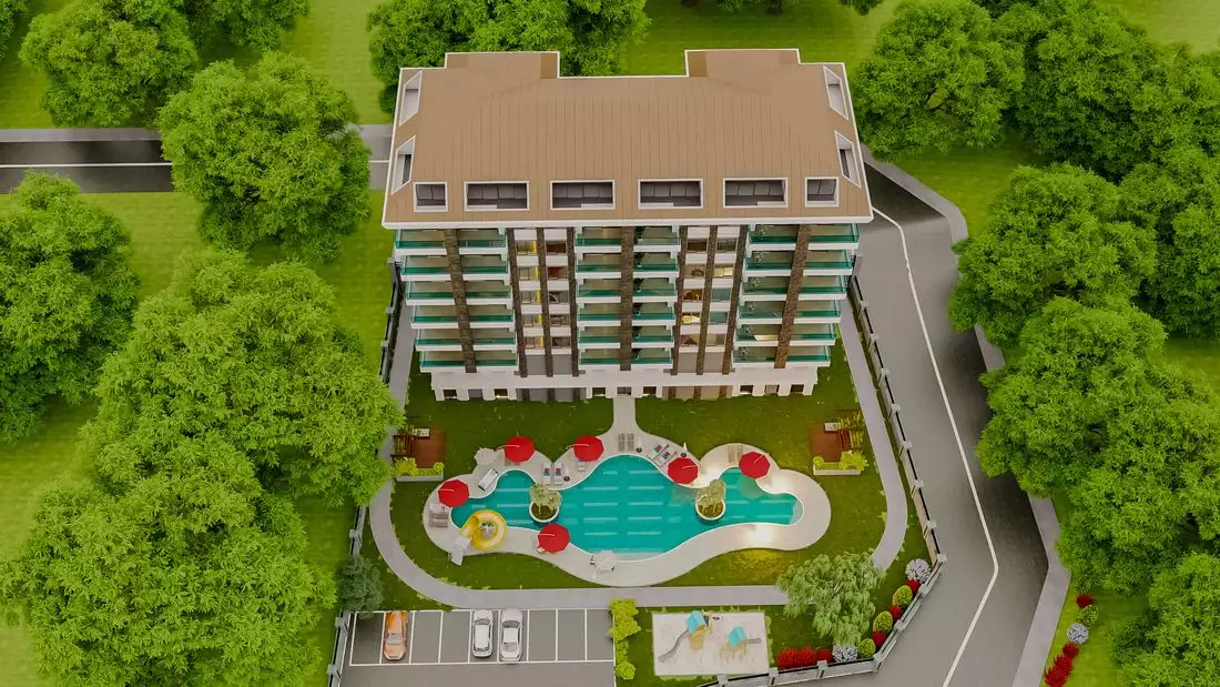 Квартира 50м² в Турции, Авсаллар. Стоимостью 150000€ аренда фото-3