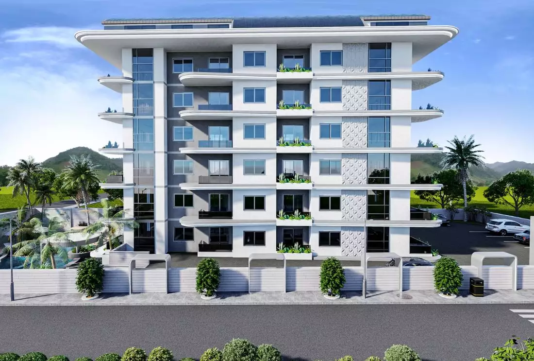 Квартира 55м² в Турции, Газипаша. Стоимостью 99000€ аренда фото-2