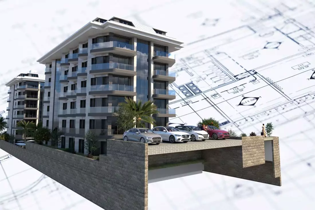 Квартира 61м² в Турции, Махмутлар. Стоимостью 265000€ аренда фото-1