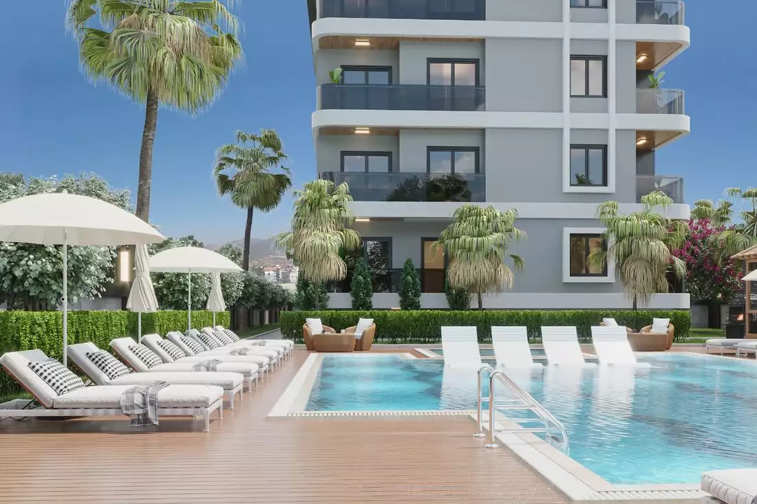 Квартира 80м² в Турции, Газипаша. Стоимостью 145000€ аренда фото-3