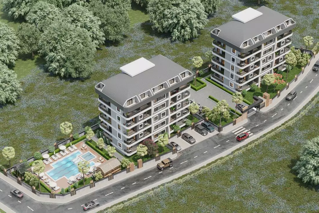 Квартира 80м² в Турции, Газипаша. Стоимостью 145000€ аренда фото-9