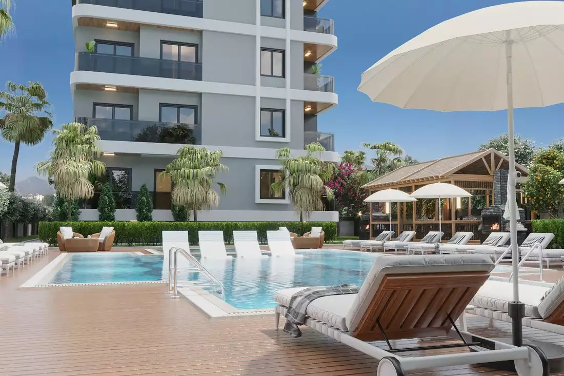 Квартира 80м² в Турции, Газипаша. Стоимостью 145000€ аренда фото-10