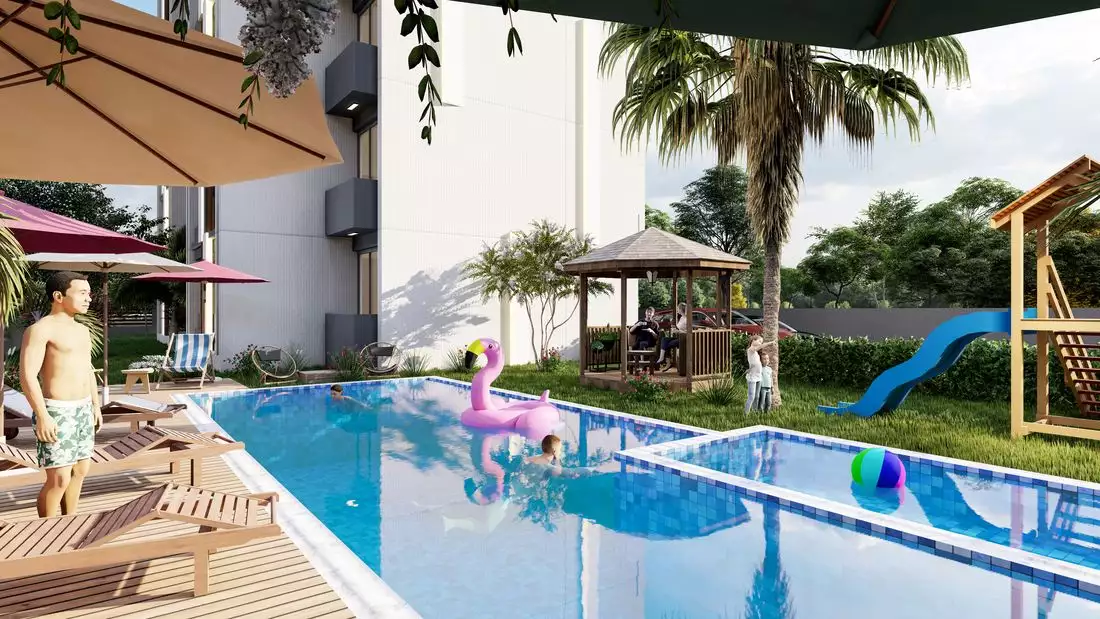 Квартира 69м² в Турции, Мерсин. Стоимостью 76000€ аренда фото-8
