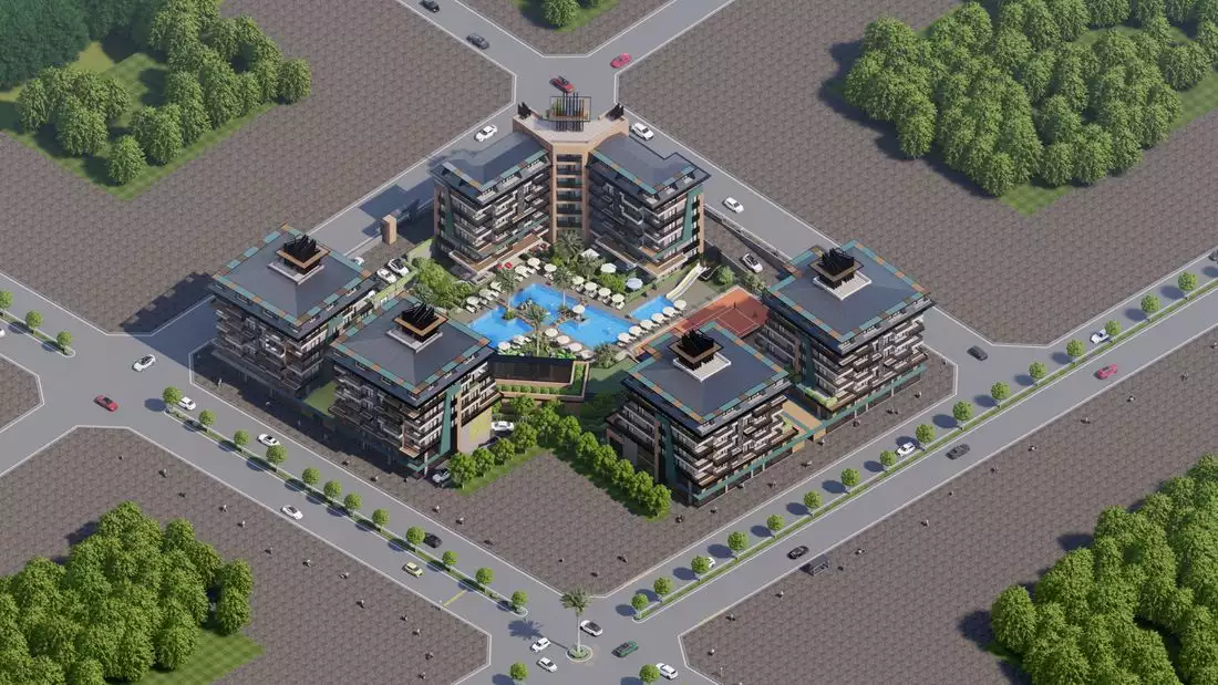 Квартира 58м² в Турции, Каргыджак. Стоимостью 180000€ аренда фото-24