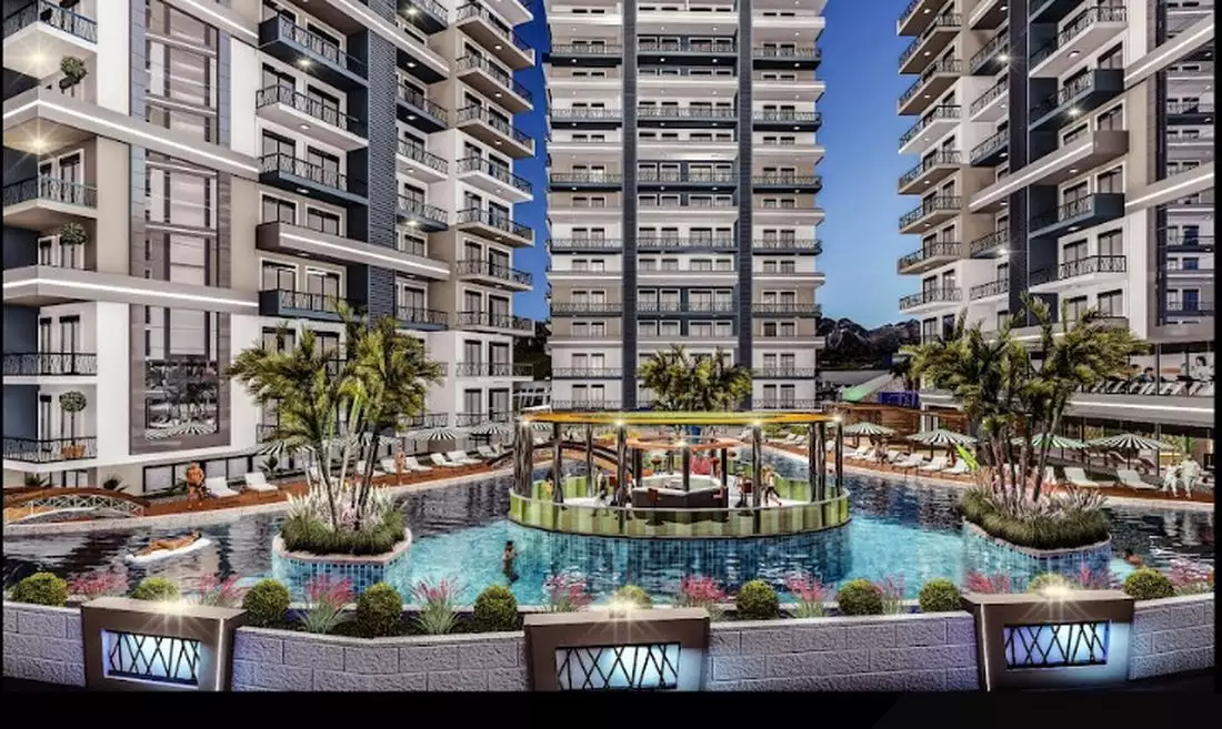 Квартира 64м² в Турции, Махмутлар. Стоимостью 125000€ аренда фото-1