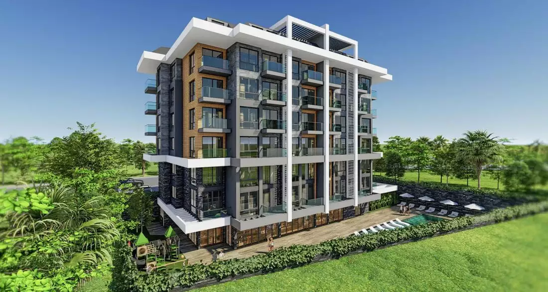 Квартира 50м² в Турции, Каргыджак. Стоимостью 110000€ аренда фото-2