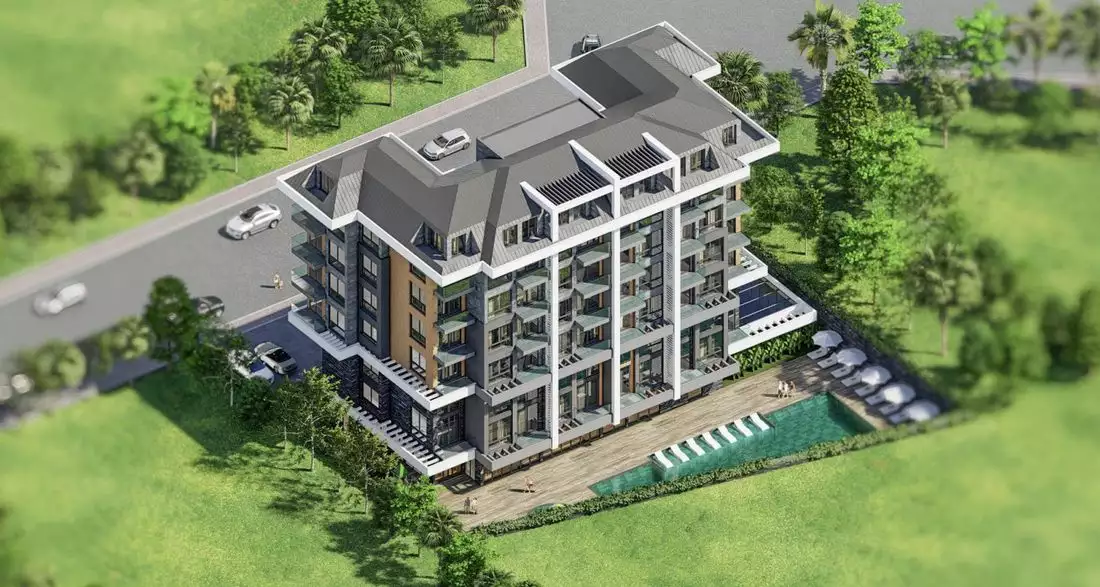 Квартира 50м² в Турции, Каргыджак. Стоимостью 110000€ аренда фото-7