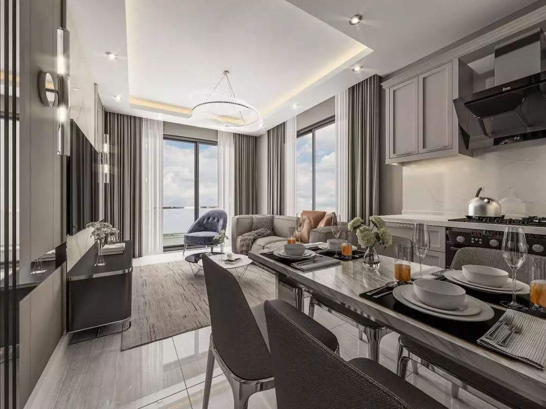Квартира 50м² в Турции, Каргыджак. Стоимостью 110000€ аренда фото-21