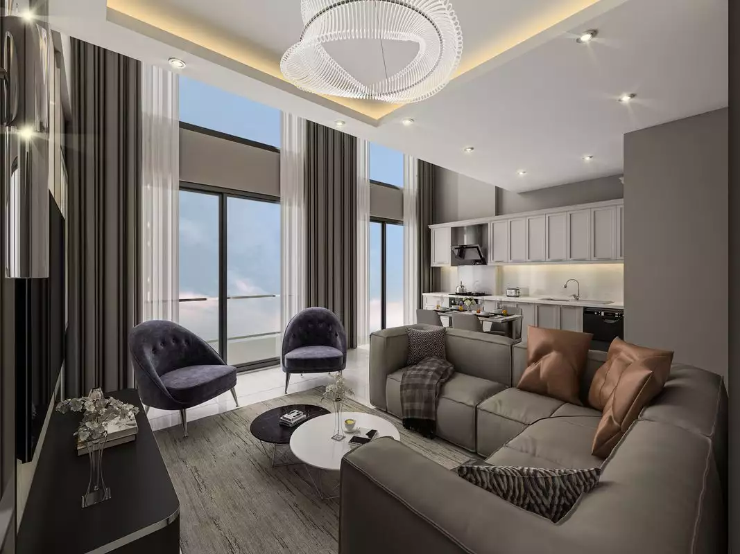 Квартира 50м² в Турции, Каргыджак. Стоимостью 110000€ аренда фото-23