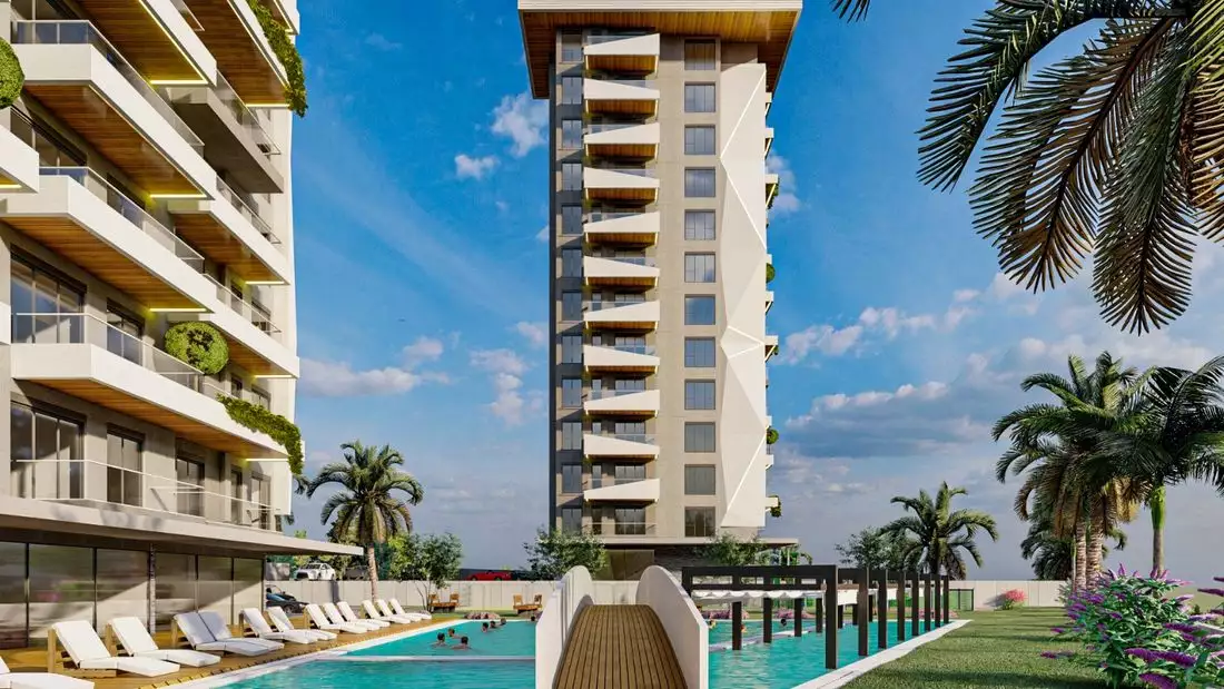 Квартира 67м² в Турции, Махмутлар. Стоимостью 143000€ аренда фото-2