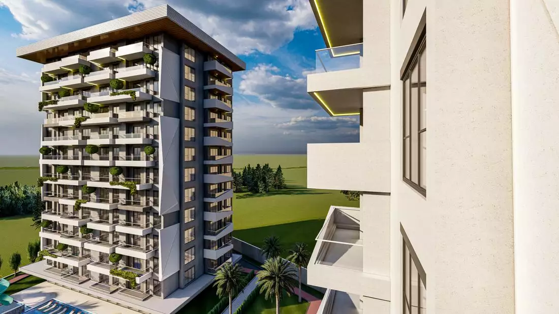 Квартира 67м² в Турции, Махмутлар. Стоимостью 143000€ аренда фото-9