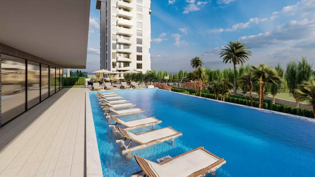 Квартира 67м² в Турции, Махмутлар. Стоимостью 143000€ аренда фото-12