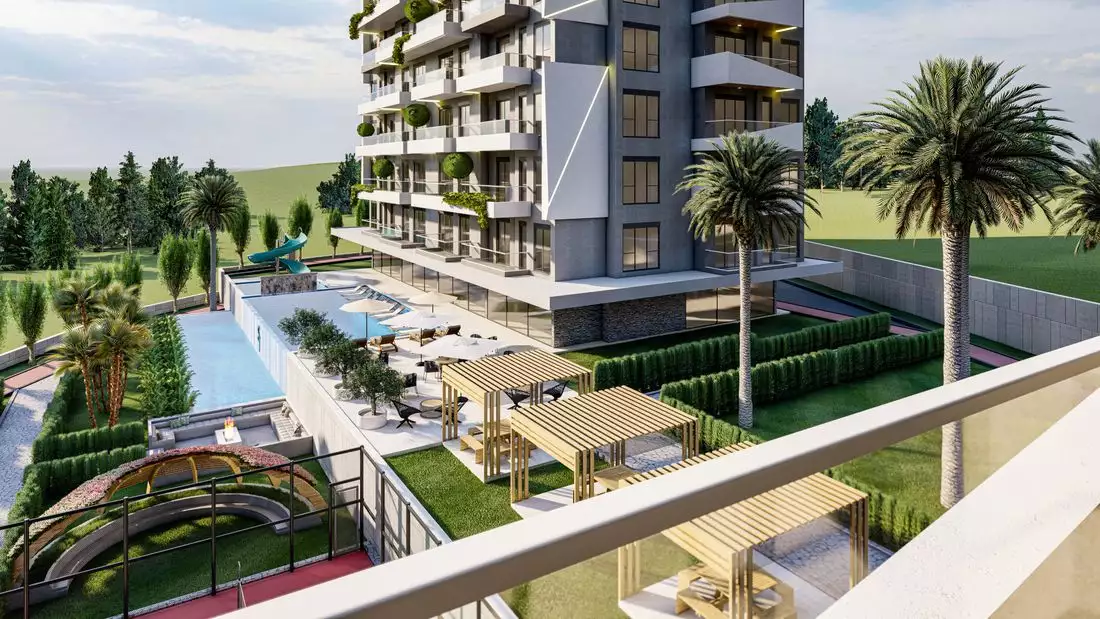 Квартира 67м² в Турции, Махмутлар. Стоимостью 143000€ аренда фото-14