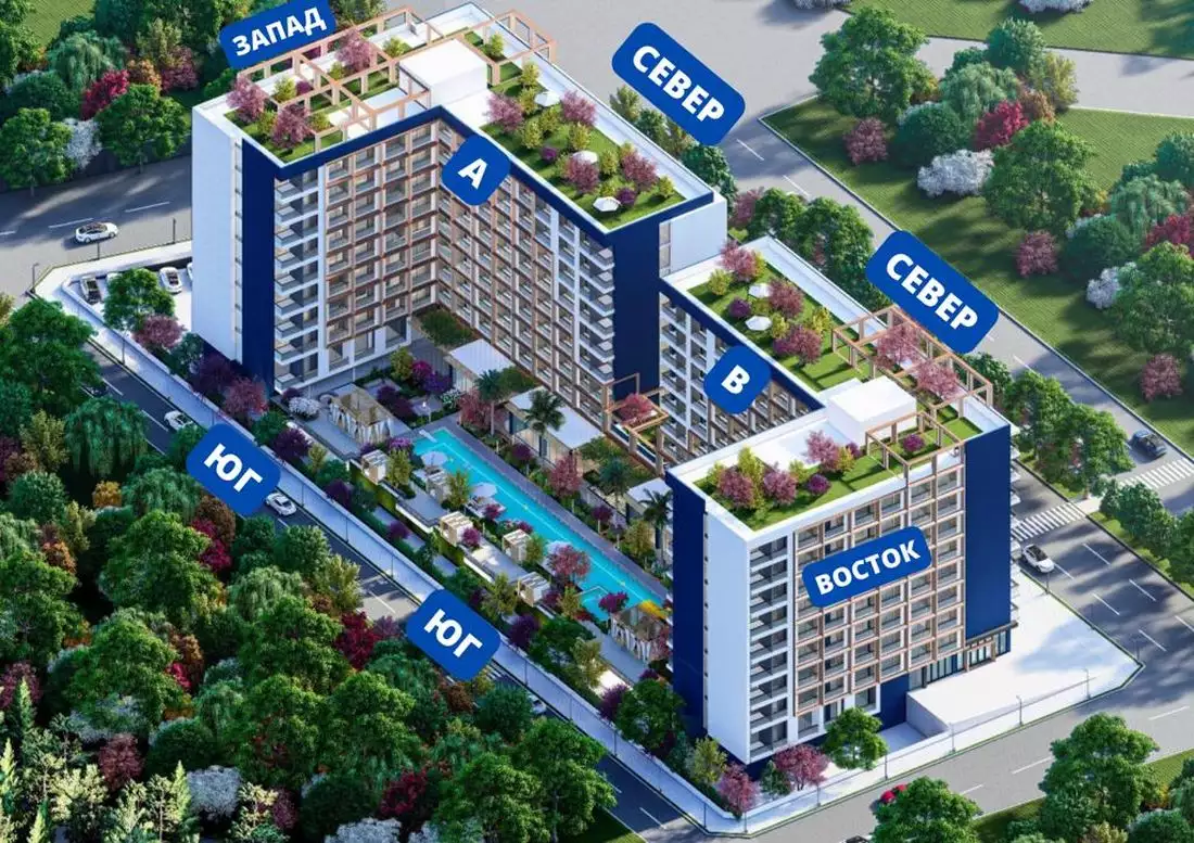 Квартира 35м² в Турции, Мерсин. Стоимостью 43000€ аренда фото-4