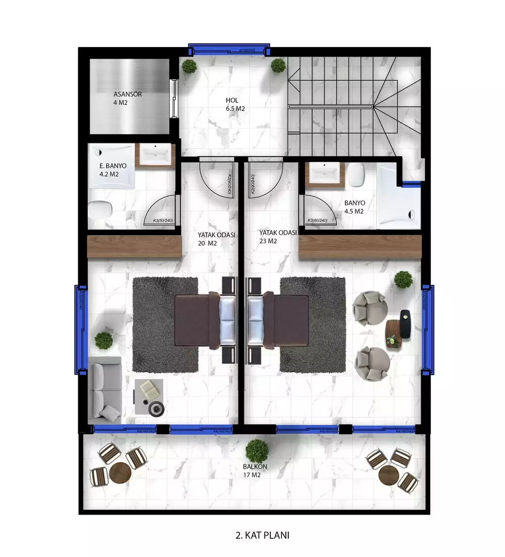 Вилла 320м² в Кипре, Эсентепе. Стоимостью 1100000€ аренда фото-32