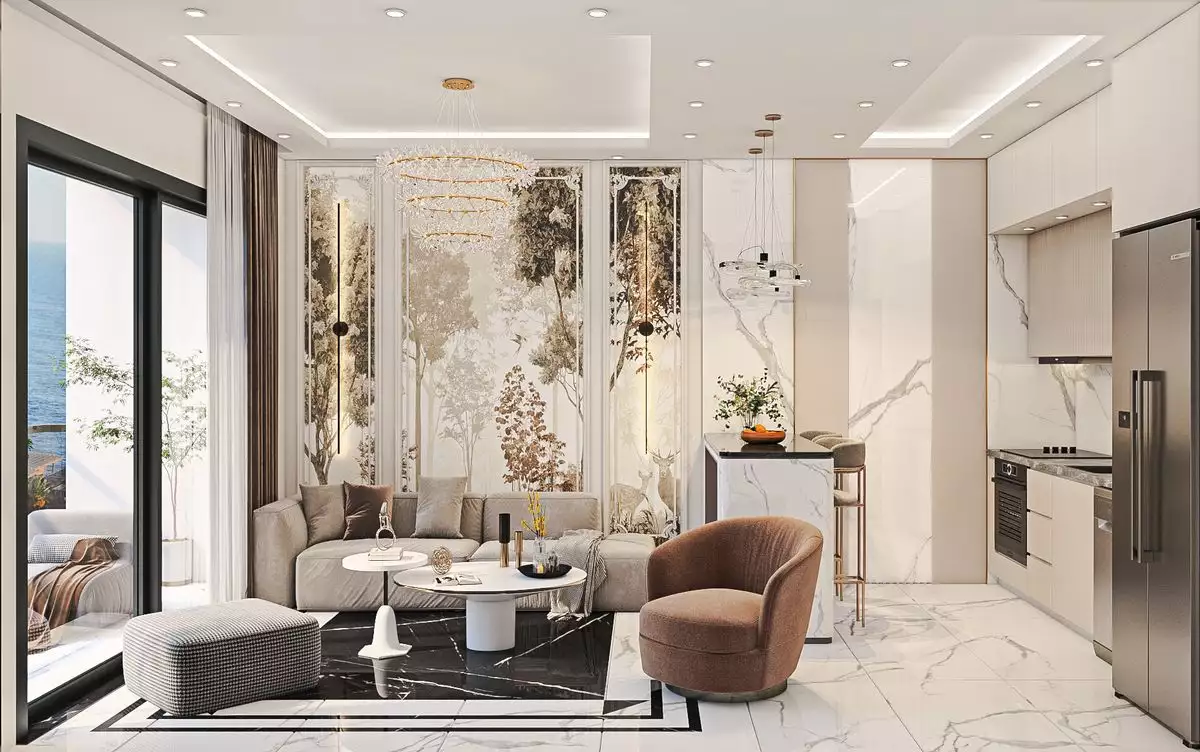 Квартира 44м² в Турции, Паяллар. Стоимостью 119000€ аренда фото-12