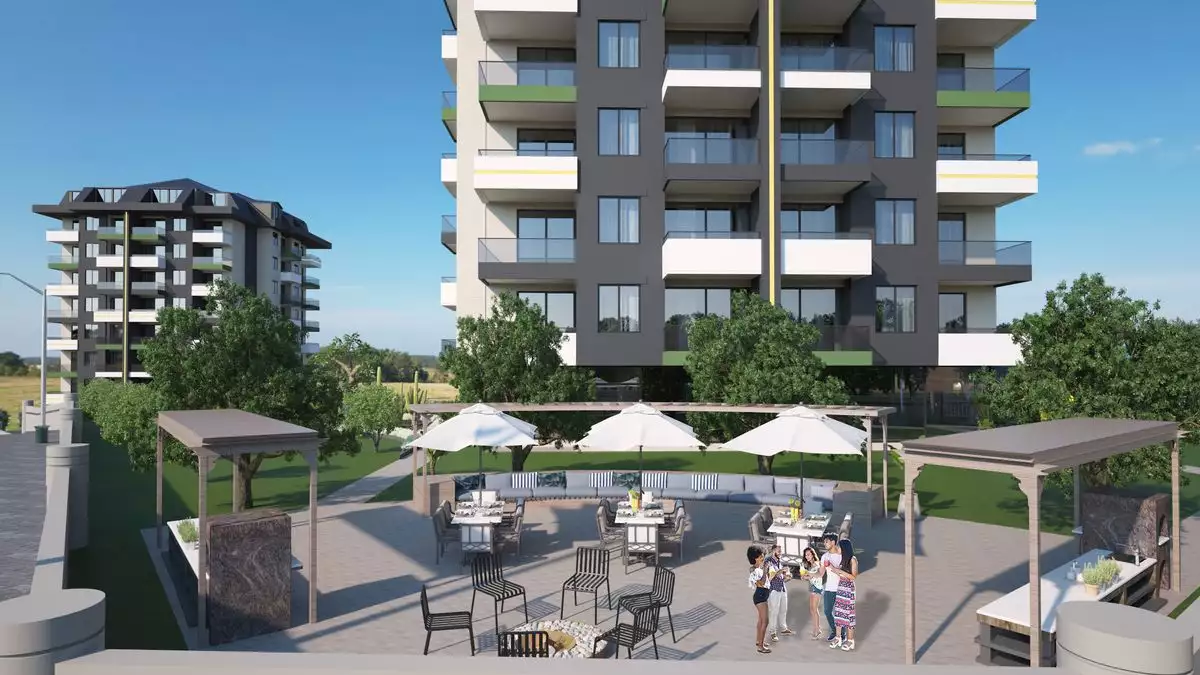 Квартира 53м² в Турции, Демирташ. Стоимостью 95000€ аренда фото-1