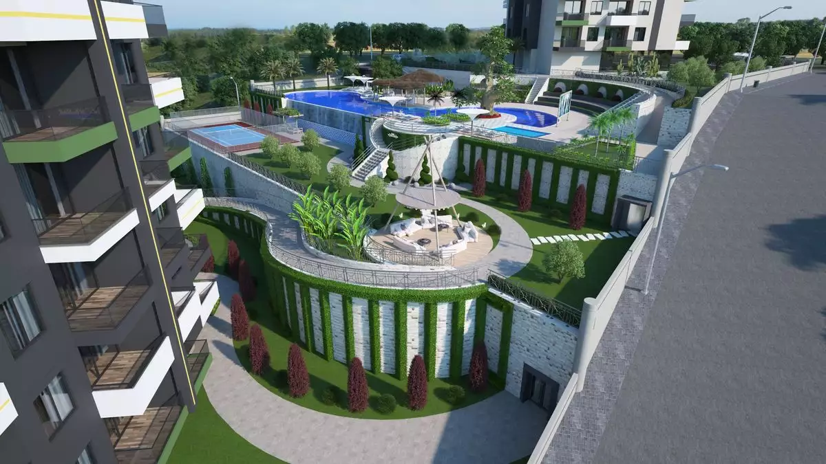 Квартира 53м² в Турции, Демирташ. Стоимостью 95000€ аренда фото-9