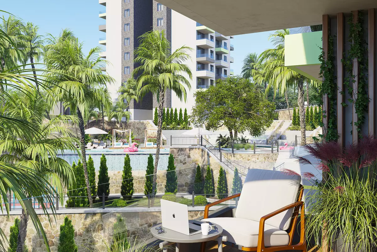 Квартира 53м² в Турции, Демирташ. Стоимостью 95000€ аренда фото-14