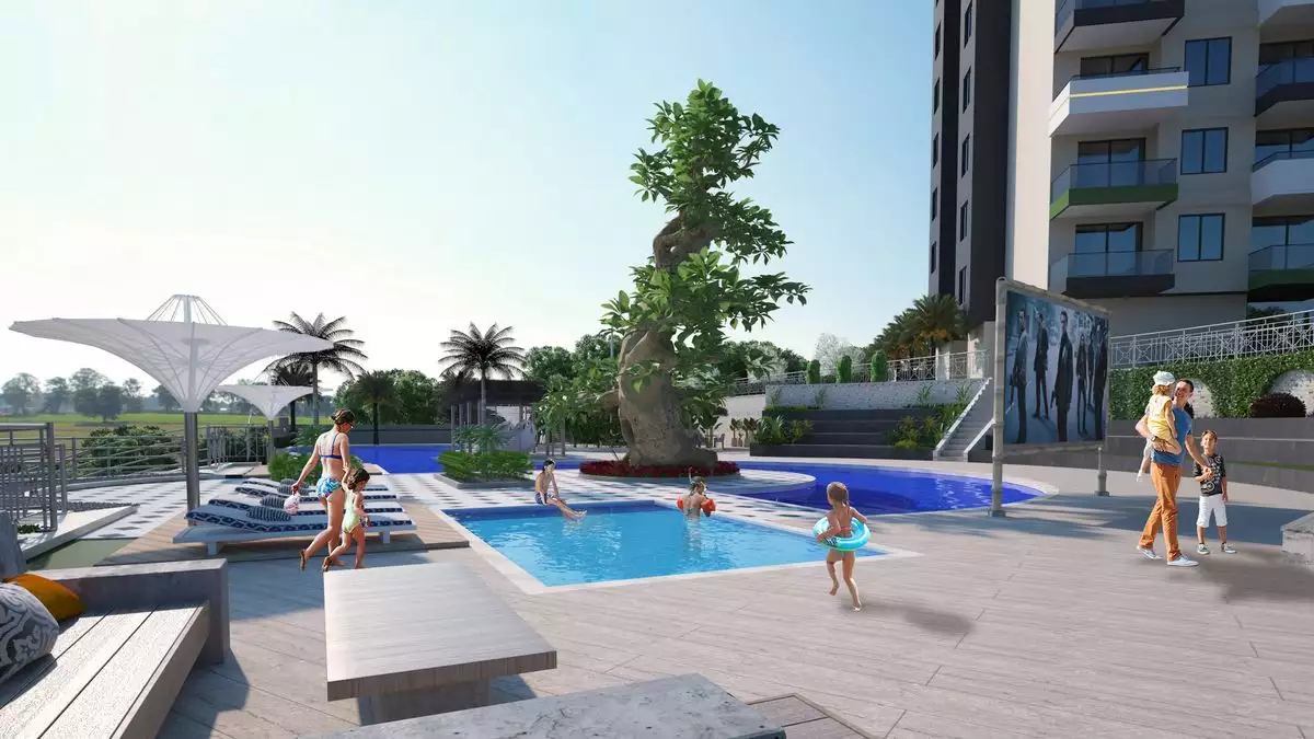 Квартира 53м² в Турции, Демирташ. Стоимостью 95000€ аренда фото-16