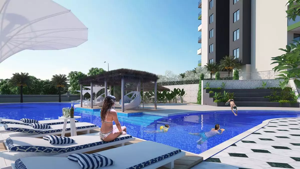 Квартира 53м² в Турции, Демирташ. Стоимостью 95000€ аренда фото-37