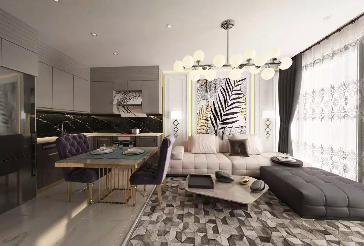 Квартира 53м² в Турции, Демирташ. Стоимостью 95000€ аренда фото-41