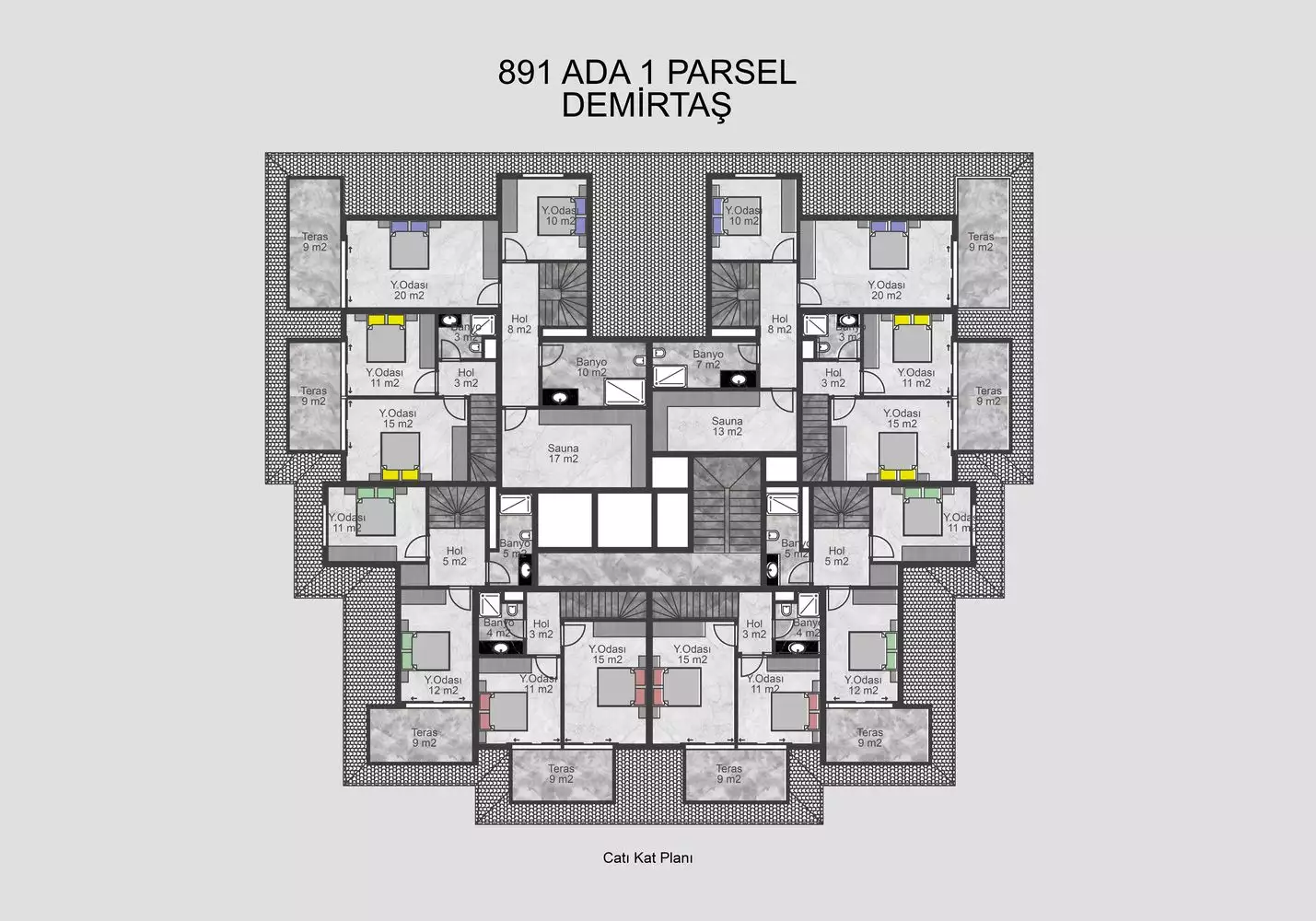 Квартира 53м² в Турции, Демирташ. Стоимостью 95000€ аренда фото-47