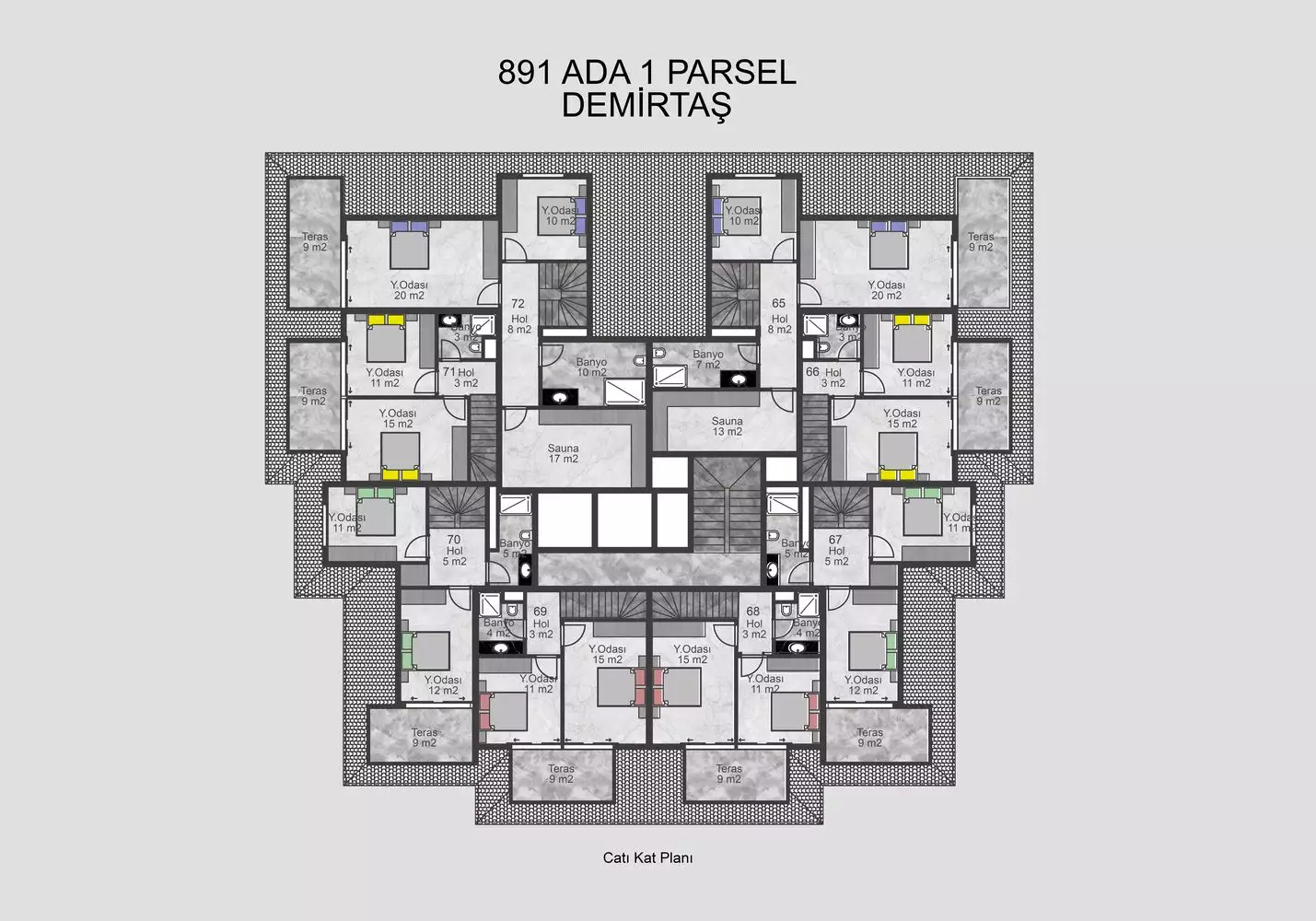Квартира 53м² в Турции, Демирташ. Стоимостью 95000€ аренда фото-48