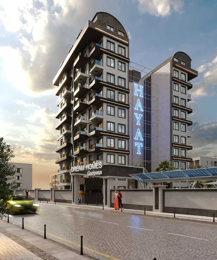 Квартира 43м² в Турции, Газипаша. Стоимостью 109000€ аренда фото-1