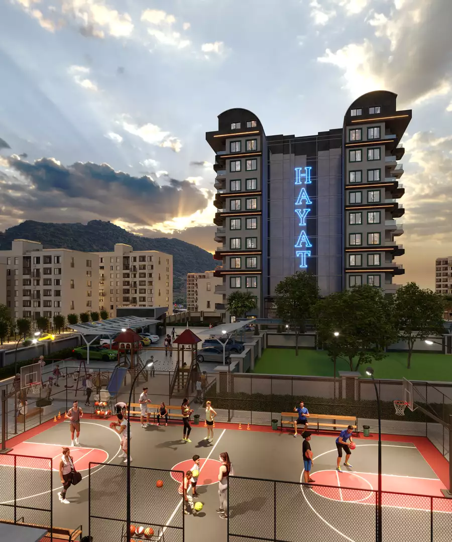 Квартира 43м² в Турции, Газипаша. Стоимостью 109000€ аренда фото-2