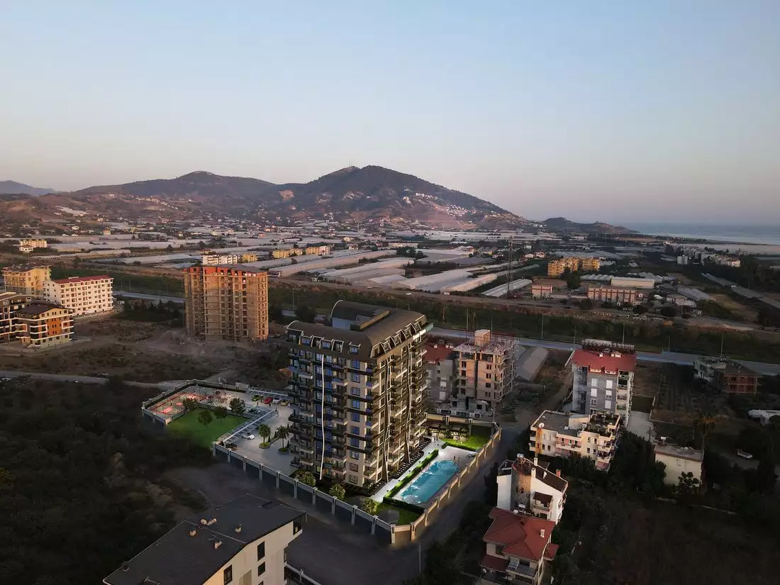 Квартира 43м² в Турции, Газипаша. Стоимостью 109000€ аренда фото-8