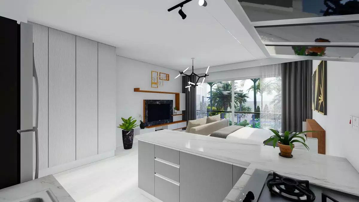 Квартира 32м² в Кипре, Искеле. Стоимостью 121795€ аренда фото-19
