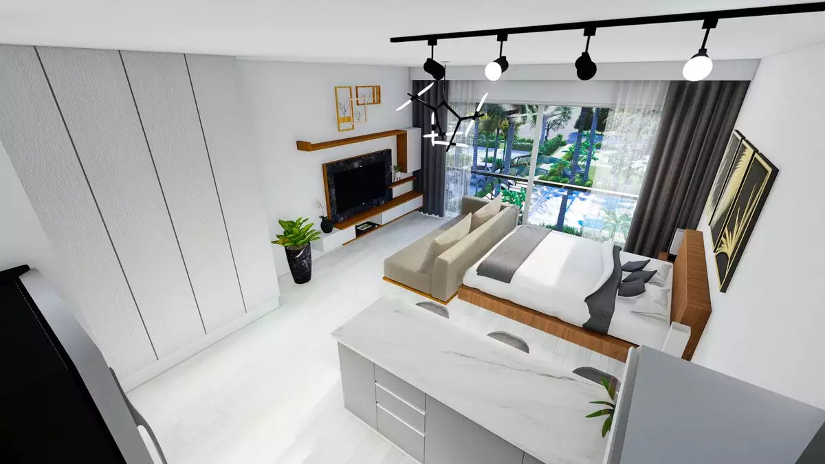 Квартира 32м² в Кипре, Искеле. Стоимостью 121795€ аренда фото-20