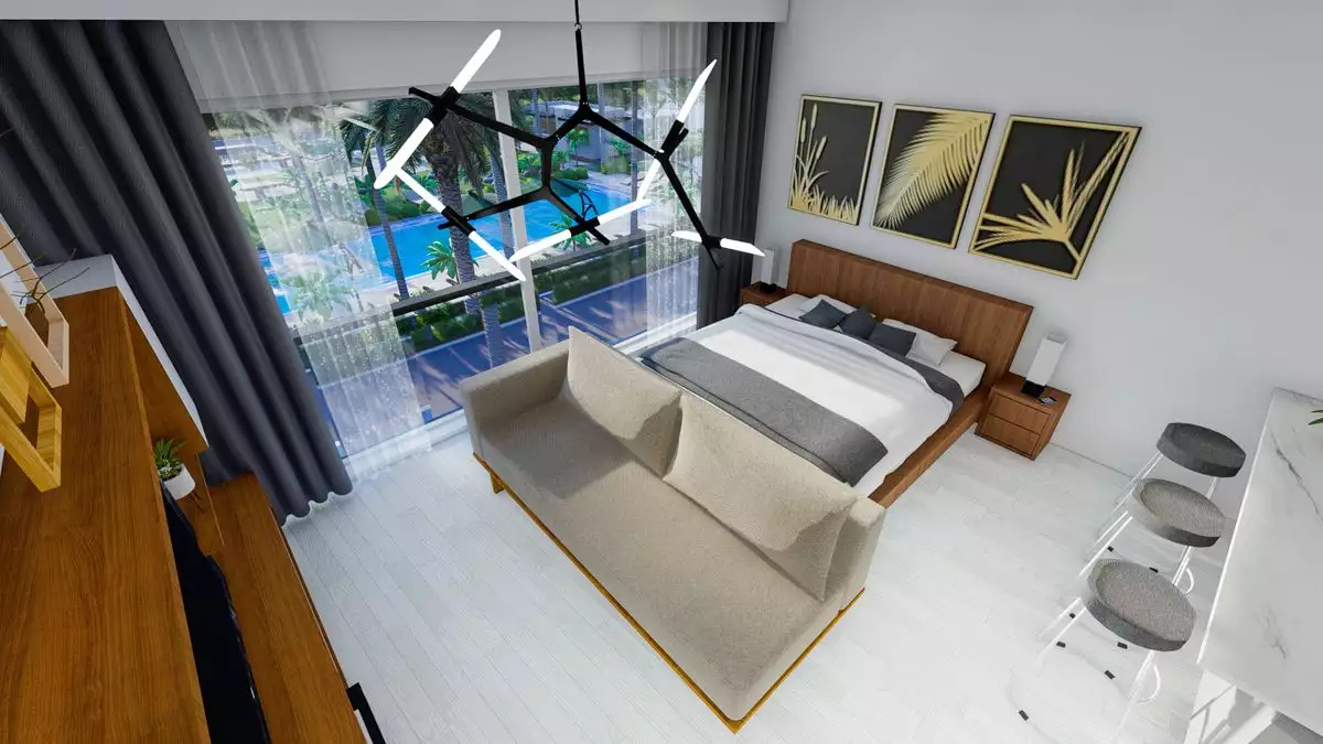 Квартира 32м² в Кипре, Искеле. Стоимостью 121795€ аренда фото-26