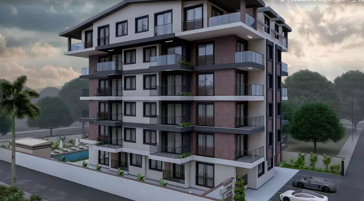 Квартира 50м² в Турции, Газипаша. Стоимостью 125000€ аренда фото-1