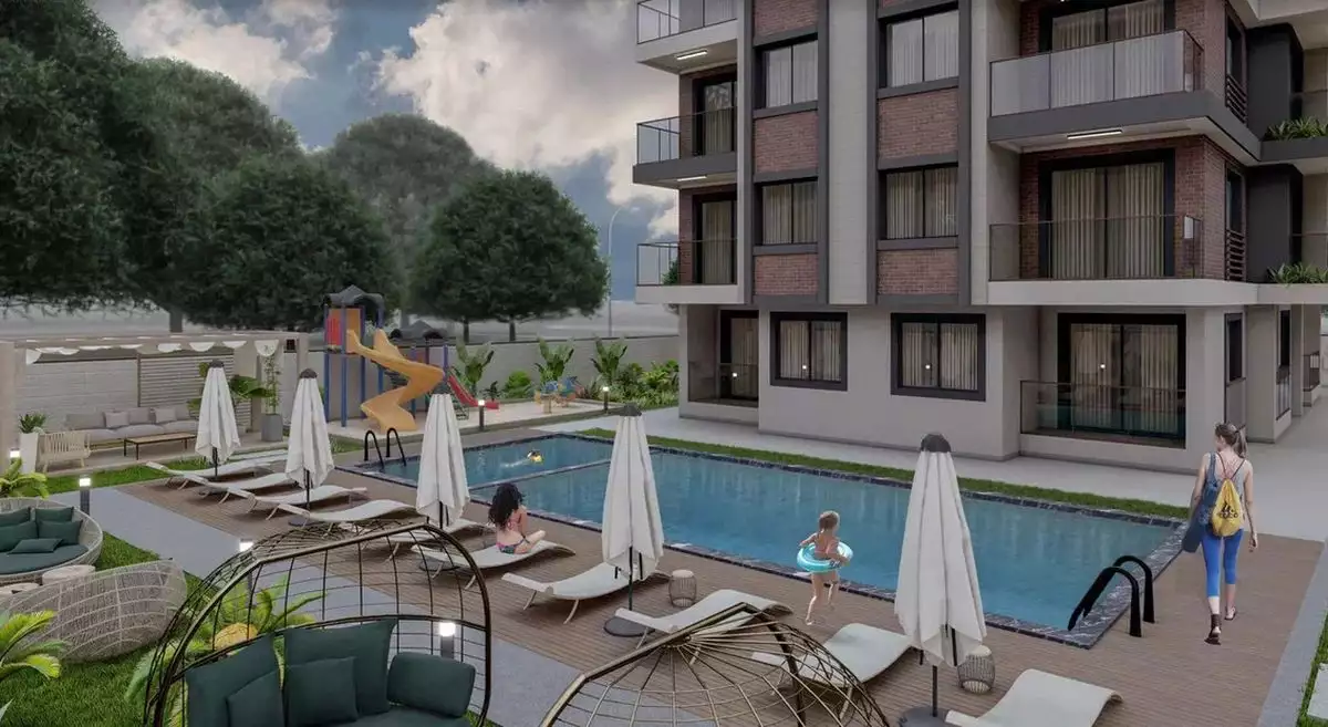 Квартира 50м² в Турции, Газипаша. Стоимостью 125000€ аренда фото-4