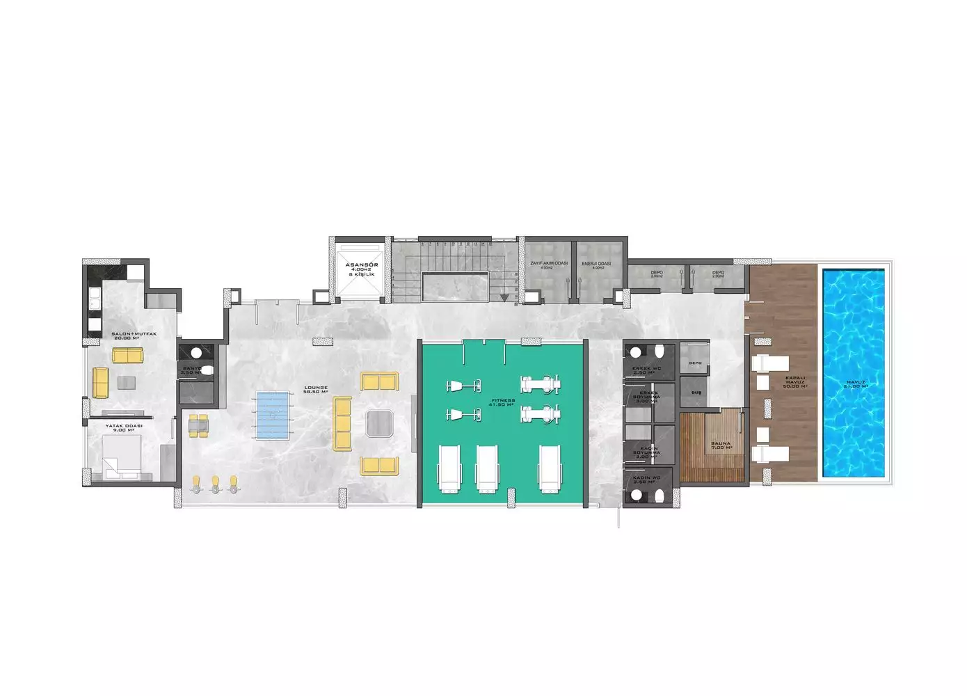 Квартира 54м² в Португалии, Алкобаса. Стоимостью 149500€ аренда фото-22