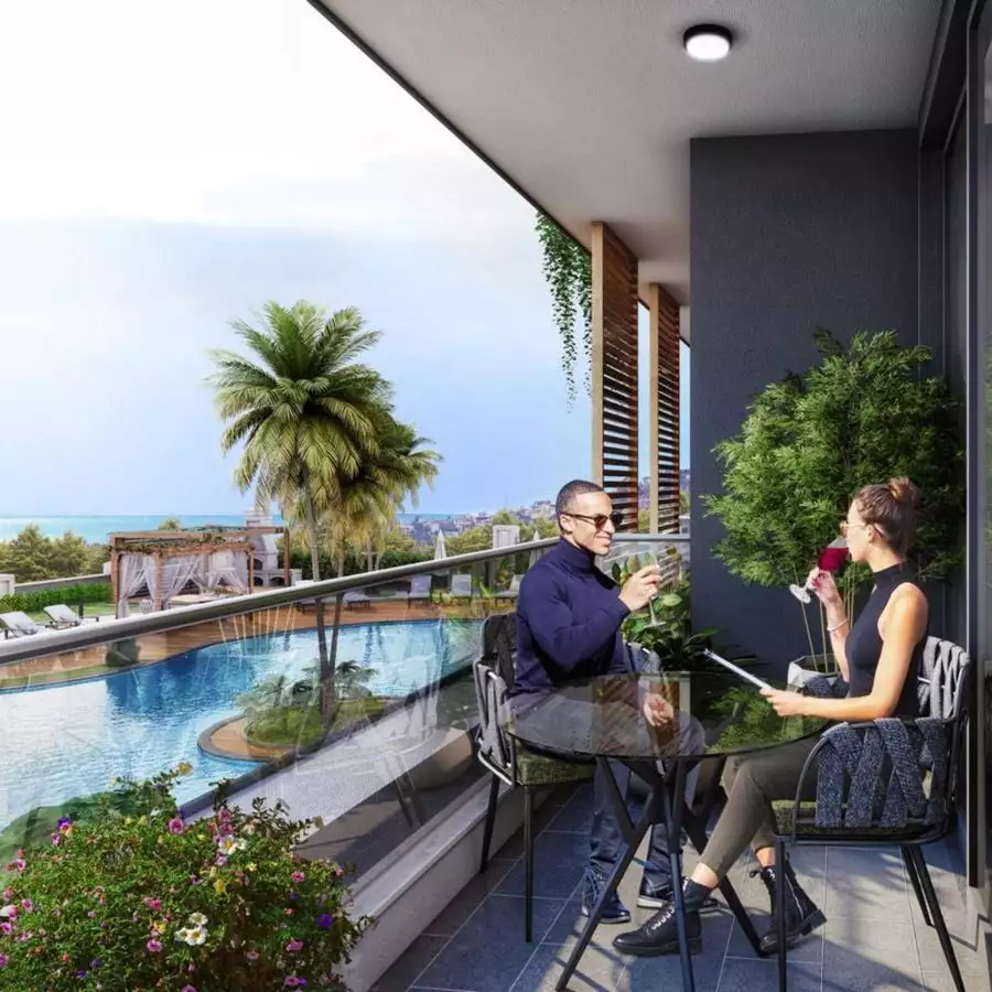 Квартира 45м² в Турции, Демирташ. Стоимостью 95000€ аренда фото-11