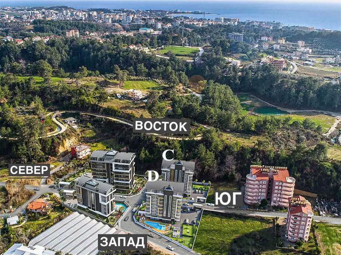 Квартира 44м² в Турции, Авсаллар. Стоимостью 75000€ аренда фото-14