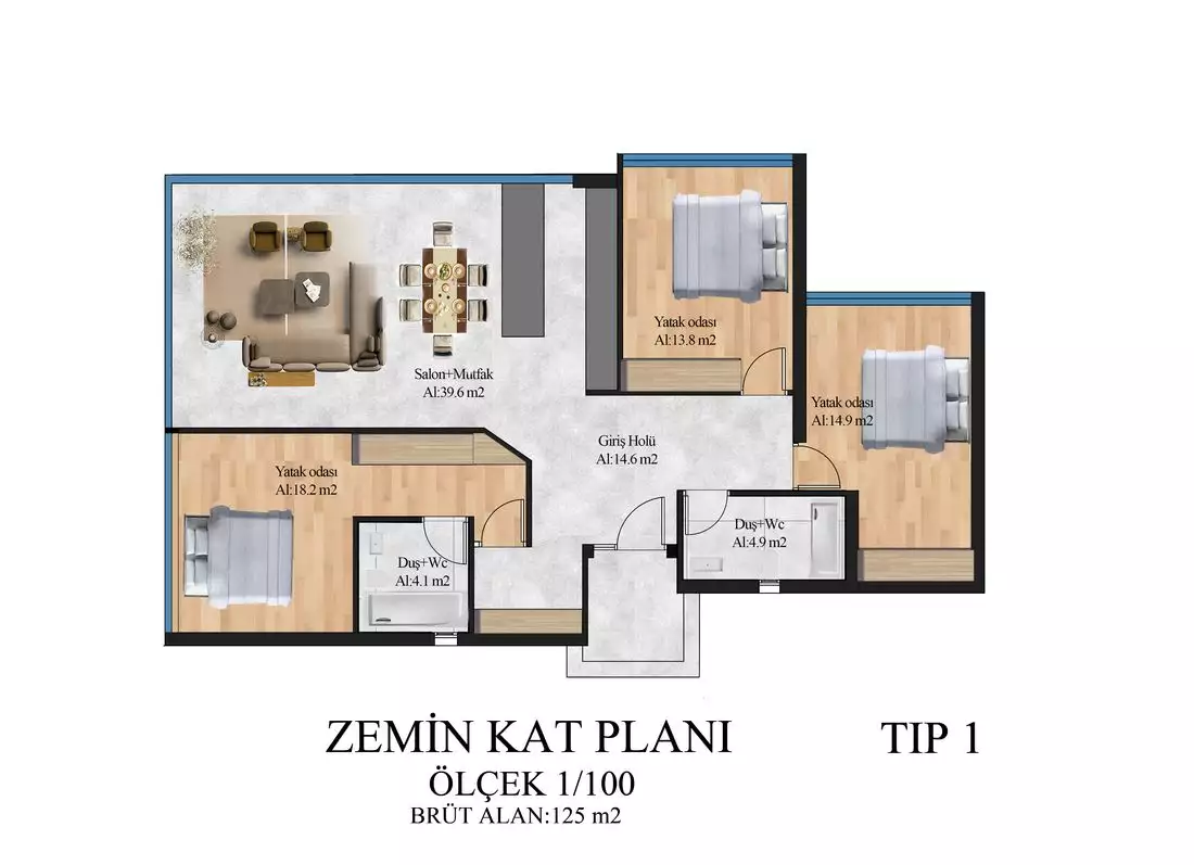Квартира 50м² в Кипре, Эсентепе. Стоимостью 495338€ аренда фото-34