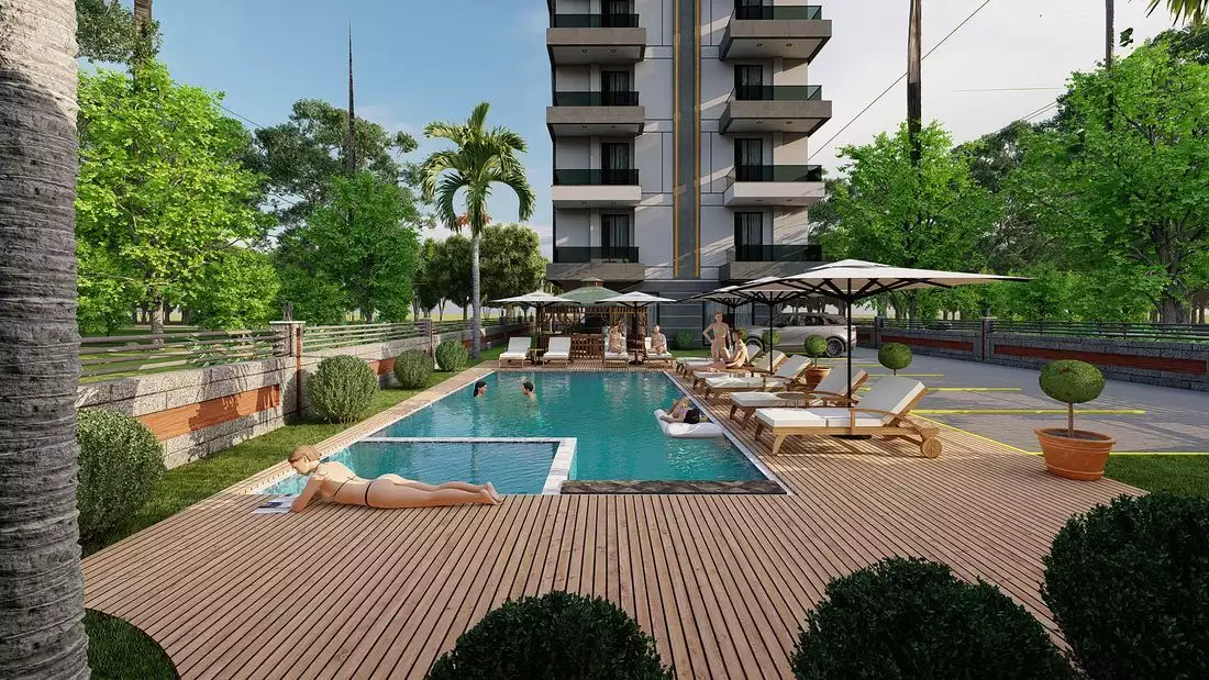 Квартира 64м² в Турции, Авсаллар. Стоимостью 92000€ аренда фото-1