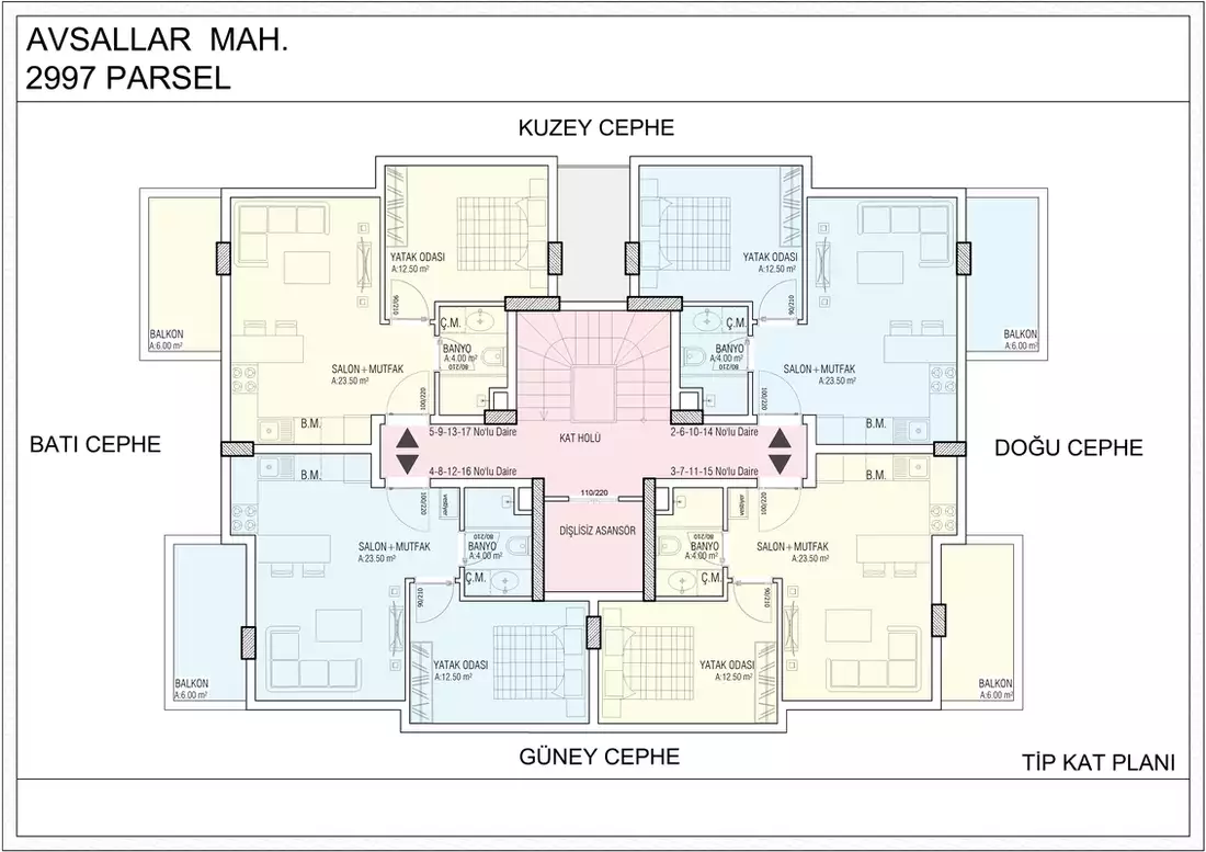 Квартира 64м² в Турции, Авсаллар. Стоимостью 92000€ аренда фото-6