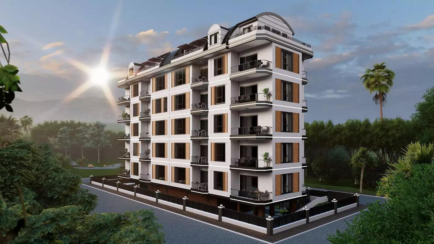 Квартира 65м² в Турции, Махмутлар. Стоимостью 127000€ аренда фото-2