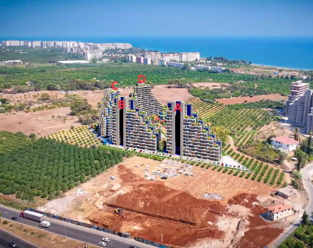 Квартира 45м² в Турции, Мерсин. Стоимостью 58000€ аренда фото-18