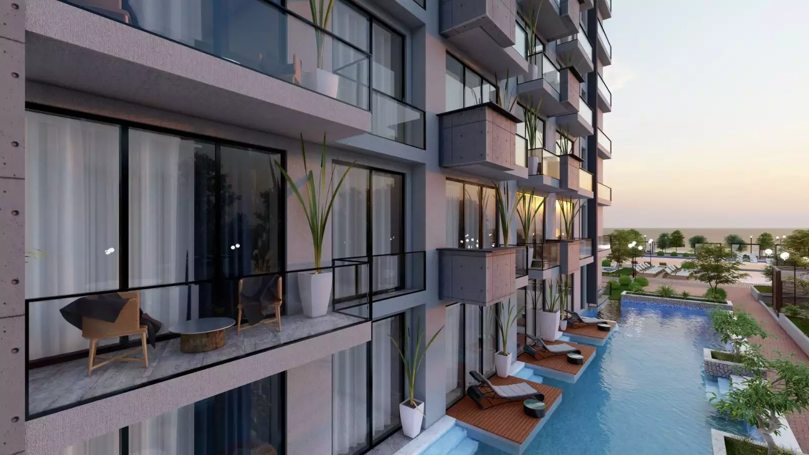 Квартира 50м² в Кипре, Гюзельюрт. Стоимостью 89744€ аренда фото-7
