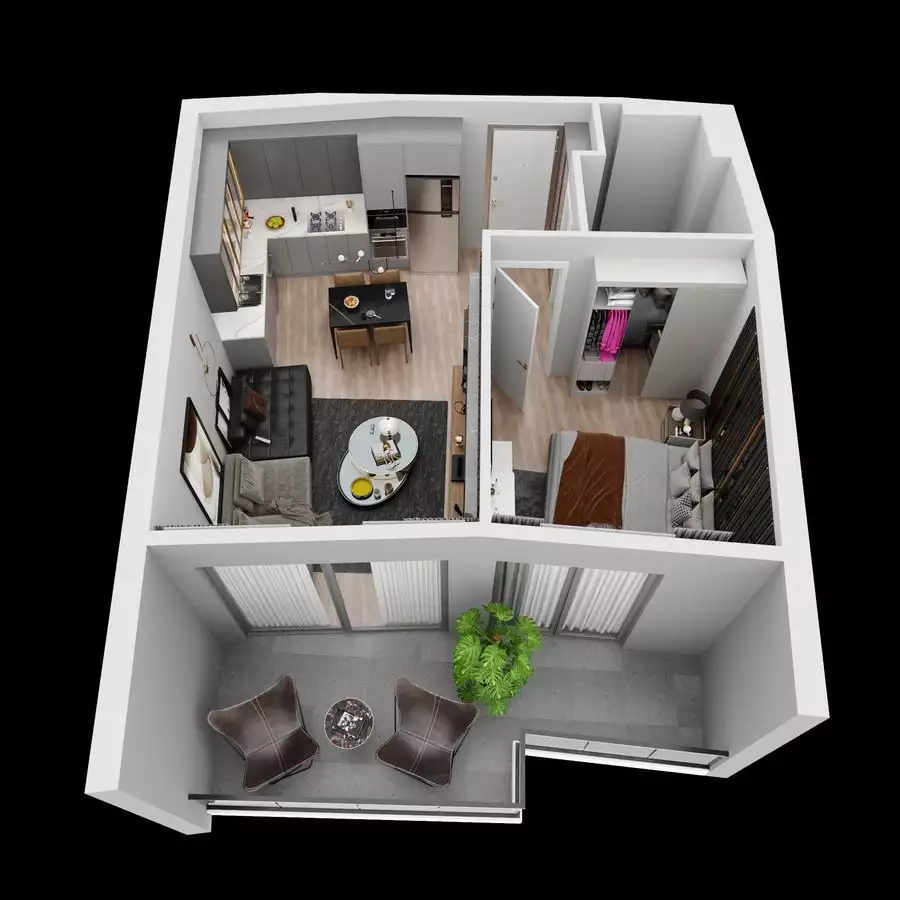 Квартира 70м² в Турции, Мерсин. Стоимостью 75000€ аренда фото-29