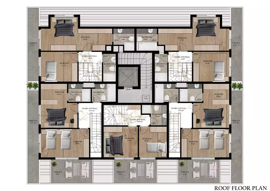 Квартира 50м² в Турции, Паяллар. Стоимостью 85500€ аренда фото-9