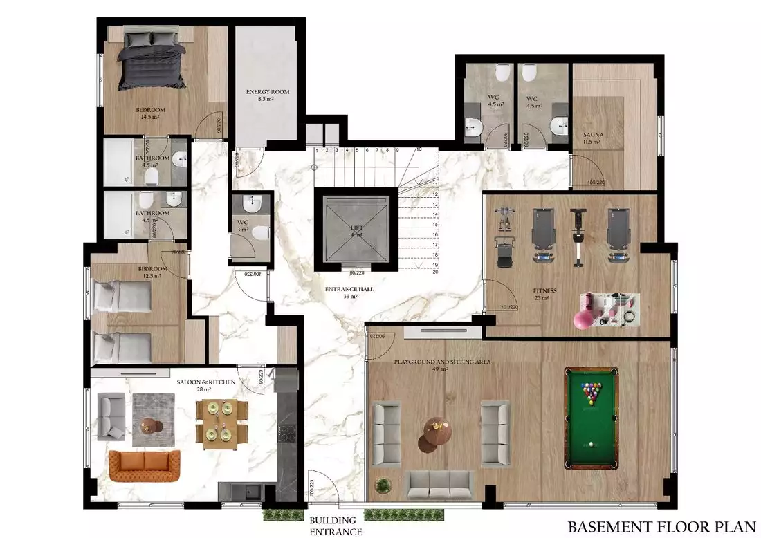 Квартира 50м² в Турции, Паяллар. Стоимостью 85500€ аренда фото-12